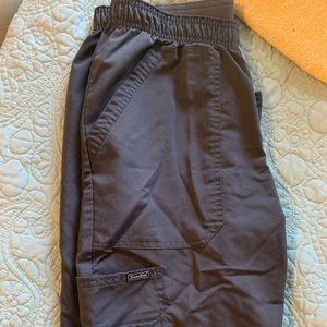 Sanibel grey cargo women’s scrubs